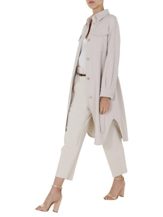 20FW 브루넬로 쿠치넬리 트렌치 코트 ME4179480P C518 WHITE