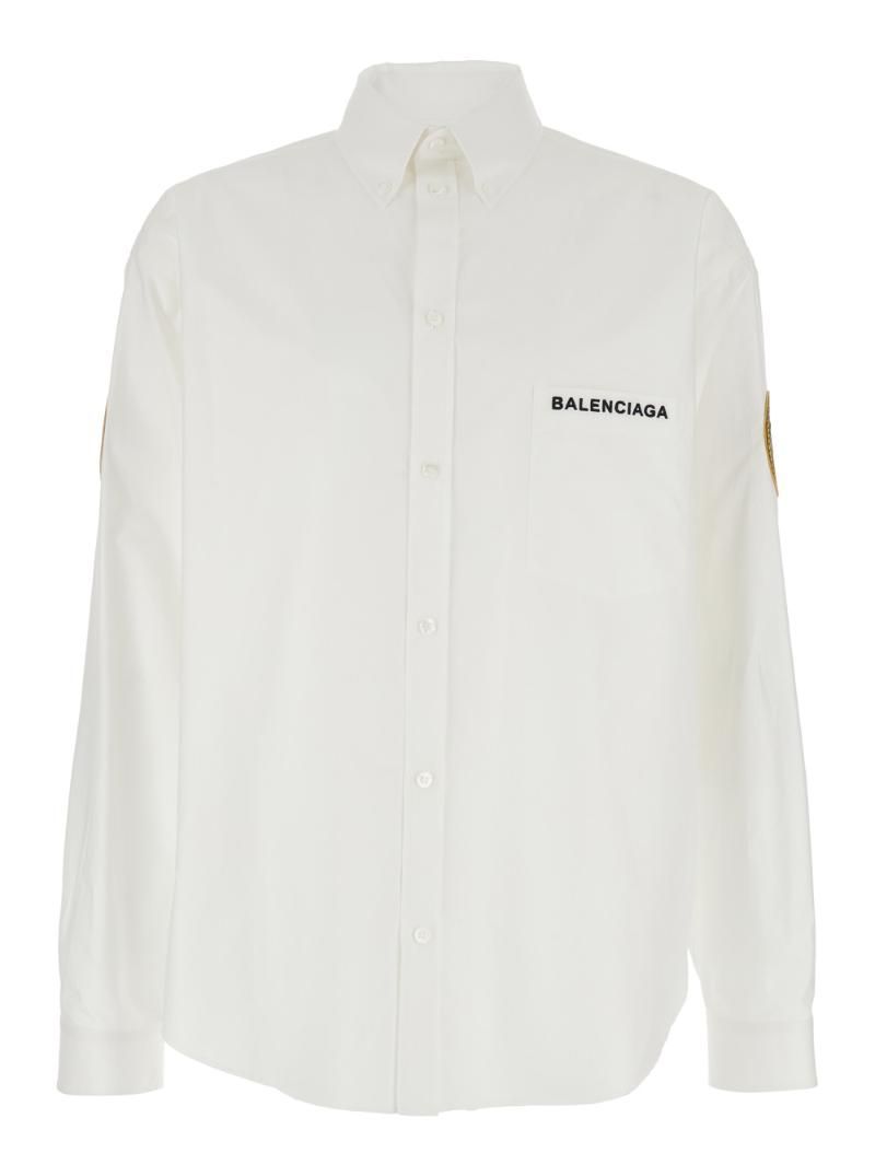 BALENCIAGA LOOK 24 L/S Large Fit Shirt 830979TRM289000