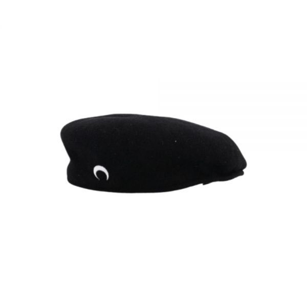MARINE SERRE 25SS UHG036ARWOV0015 BK99 (문 자수 베레모)