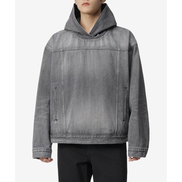 BALENCIAGA 발렌시아가 풀 오버 재킷 - 블랙 719313TBP473340