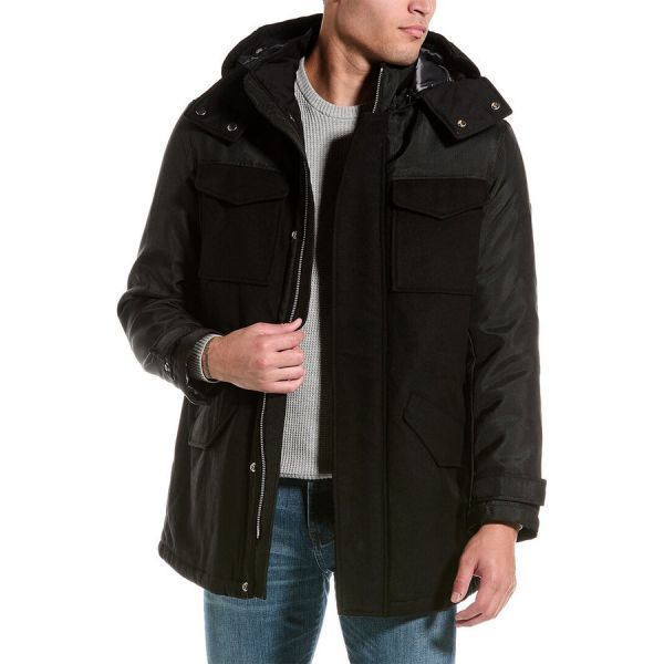 Armani Exchange 아르마니 익스체인지 카반 울 혼합 코트 2485644