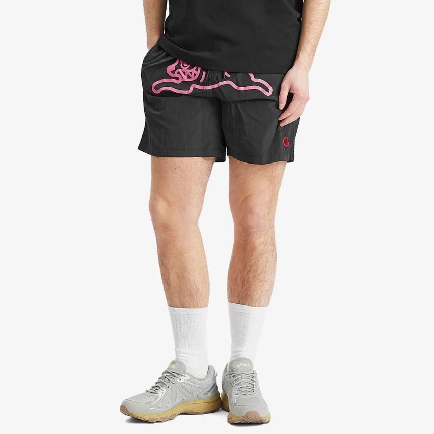 아이스크림 ICECREAM Running Dog Swim Shorts IC25111-BLK