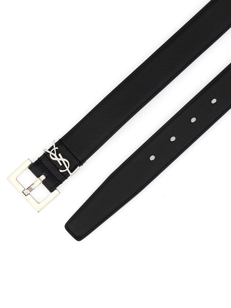 생로랑 레귤러 벨트 634437BOO0E1000 BLACK Black