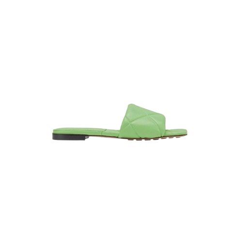 보테가베네타 러버 리도 엠보 슬라이드 샌들 PISTACHIO 639940 VBP30 3505