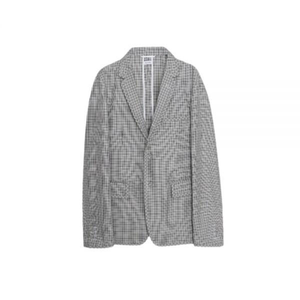 THOM BROWNE 톰브라운 언컨스트럭티드 시어서커 하운드투스 자켓 (MJU426B F0017 996)