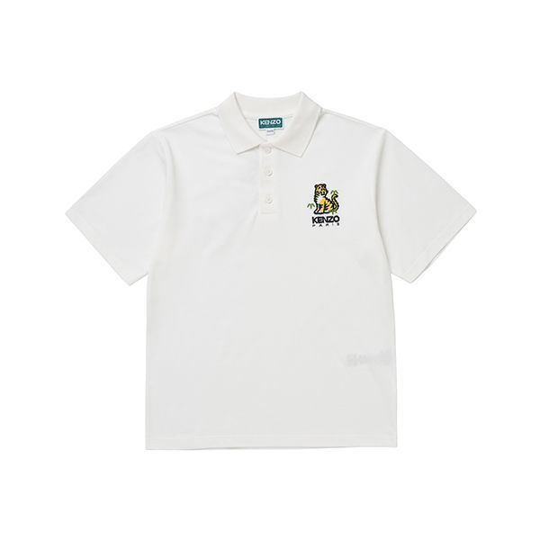 겐조 KENZO K25827 12P 로고 폴로 주니어 반팔티