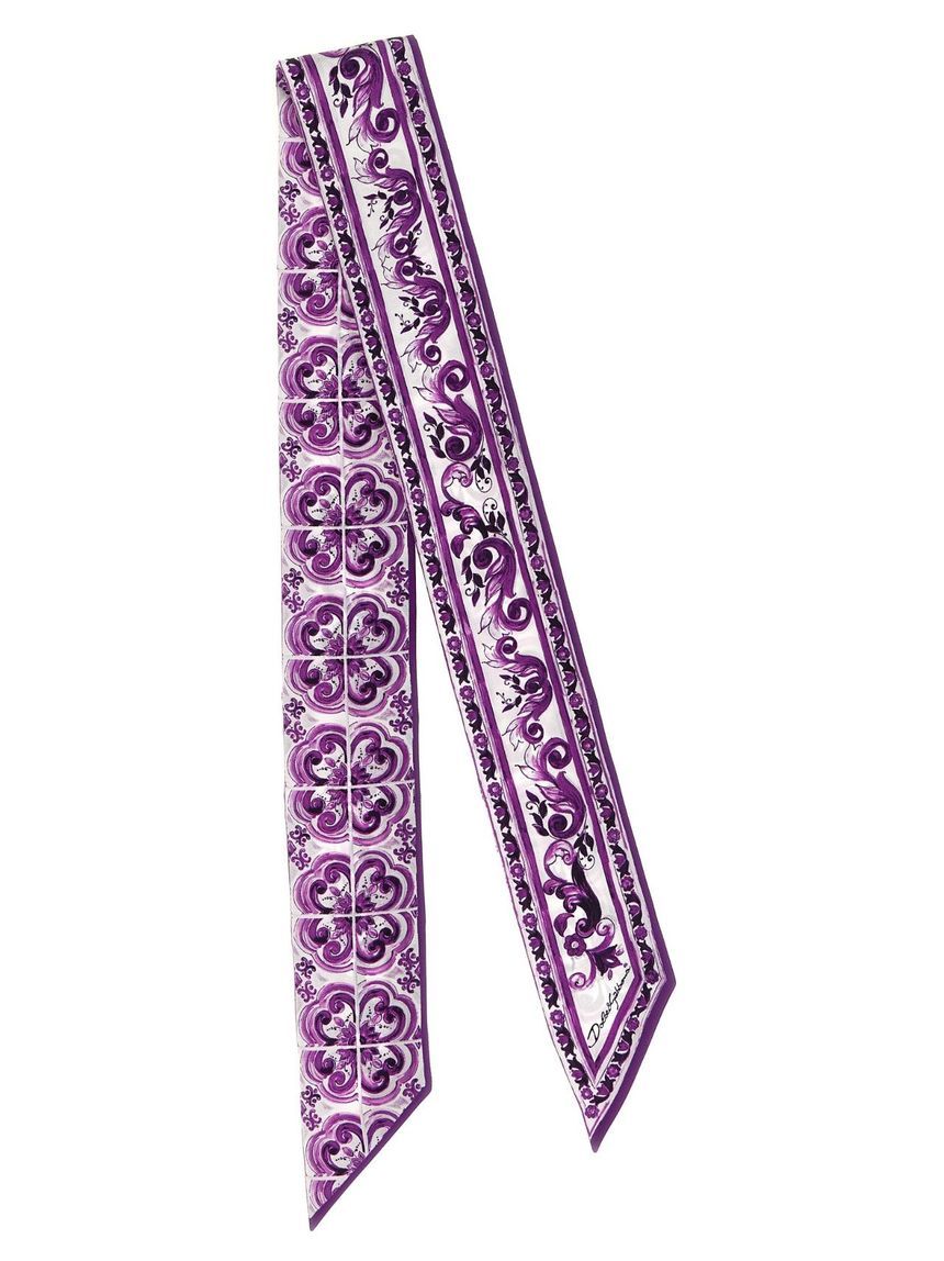 DOLCE & GABBANA Bandeau 'Maiolica' print FS215AGDAOYHP3OB