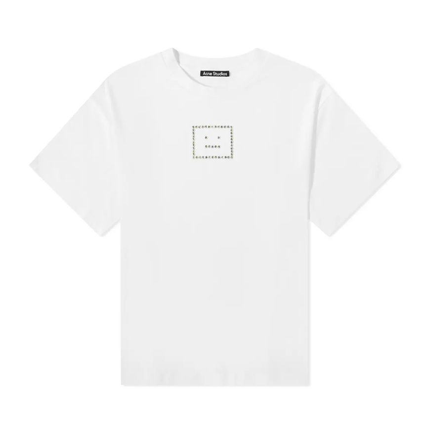 스톤 페이스 로고 티셔츠 옵틱화이트 CL0161 183