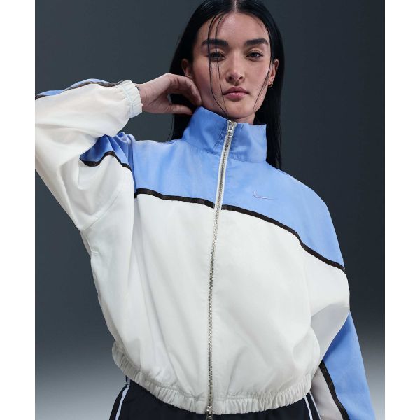 NIKE 나이키 스포츠웨어 바시티 우븐 재킷 W - 로얄 펄스:서밋 화이트:앤트러사이트 IB7917-494