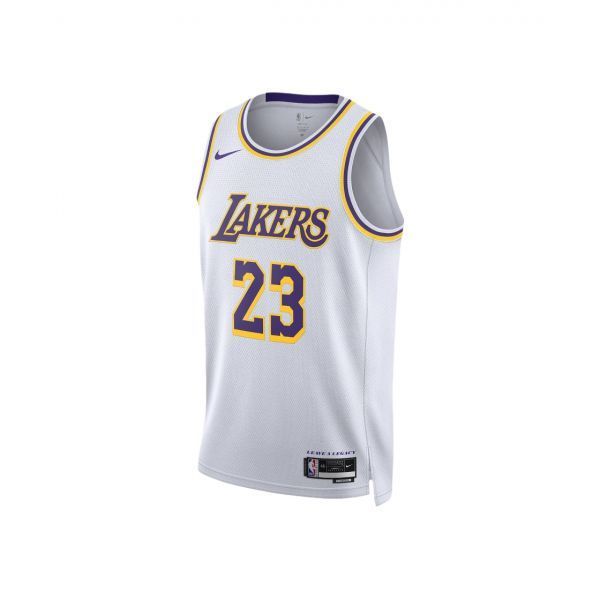 나이키 르브론 제임스 LA 레이커스 어소시에이션 에디션 202223 NBA 스윙맨 저지 화이트 Nike LeBron James LA Lakers Association Edition 202223 NBA Swingman Jersey White