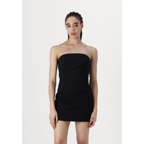 아베크롬비 BARE SLIM STRAPLESS TAILORING TUB - 상의 블랙 뷰티 1749064