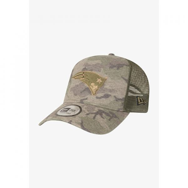 뉴에라 AFRAME TRUCKER NEW ENGLAND PATRIOTS - 캡 우드 카모 1419044