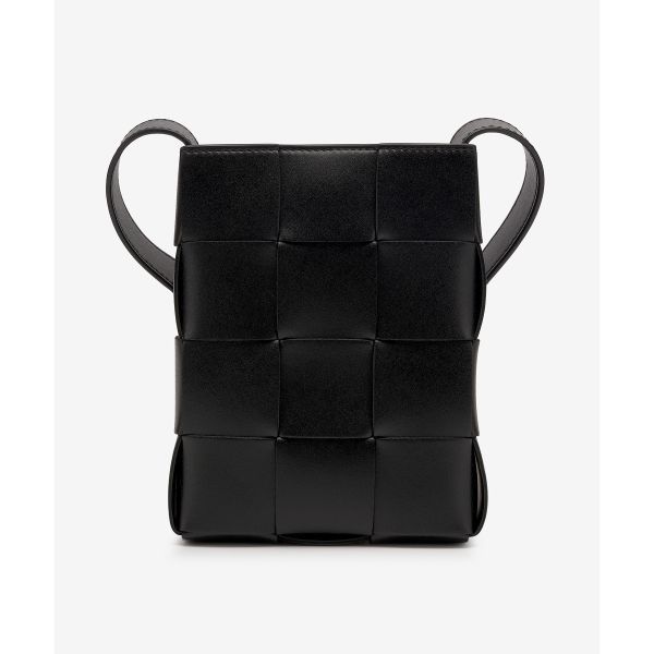 BOTTEGA VENETA 보테가베네타 스몰 카세트 파우치 - 블랙 729298VBWD38803