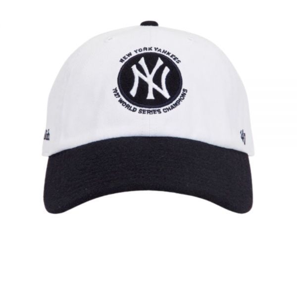 SPORTY&RICH CHAMPION 챔피온s Hat - White NavyNavy (AC060505636WH22) (챔피언 모자)