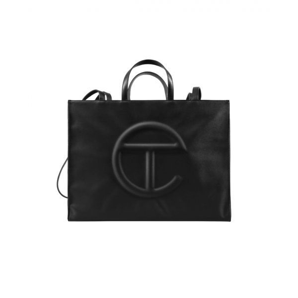 텔파 라지 쇼핑백 블랙 Telfar Large Shopping Bag Black