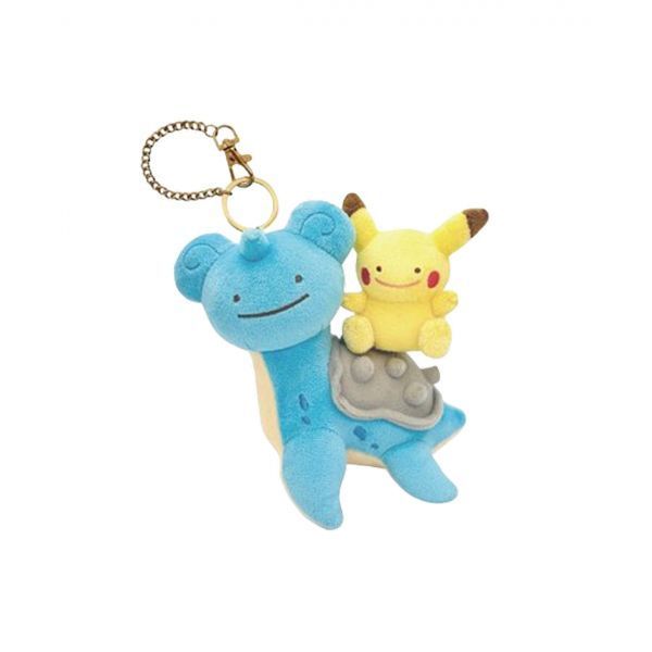 포켓몬 메타몽의 타임 캡슐 포켓몬 스토어 변신 메타몽 기믹 마스코트 라프라스 & 피카츄 Pokemon Ditto's Time Capsule Pokemon Store Transform Ditto Gimmick Mascot Lapras & Pikachu