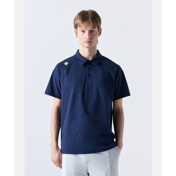 DESCENTE SMART-Q 폴로 티셔츠 네이비(SQ211UPS41)