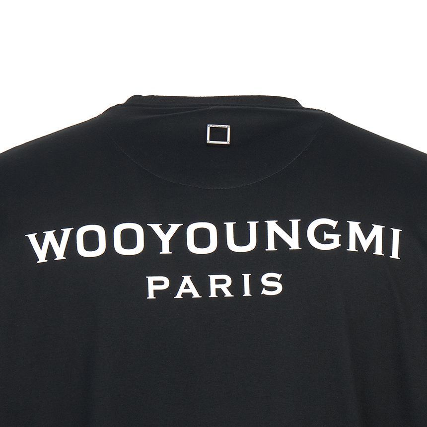 【関税込み】WOOYOUNGMI ブラック Shoulder Cut 長袖Tシャツ Wooyoungmi t-shirts for Men | SSENSE