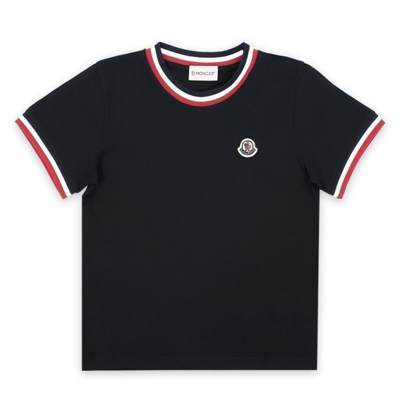 키즈 로고 패치 티셔츠 블랙 8C000 18 83907 999