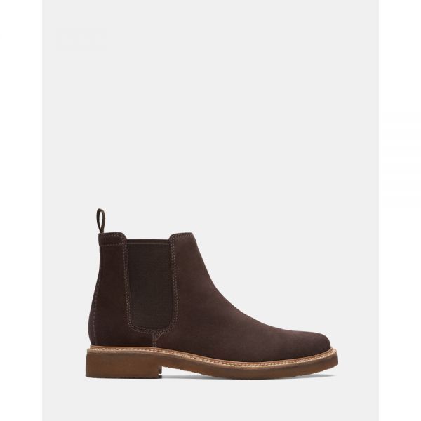 Clarks 클락스 클락데일 이지 - 다크 브라운 스웨이드