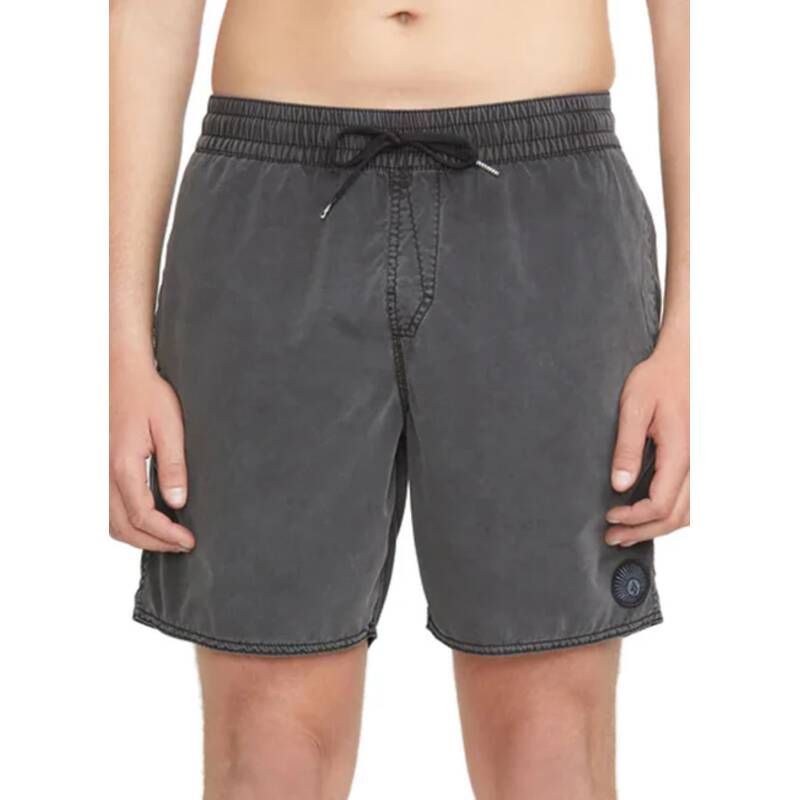 Volcom 볼컴 남성용 센터 엘라스틱 허리 17인치 반바지