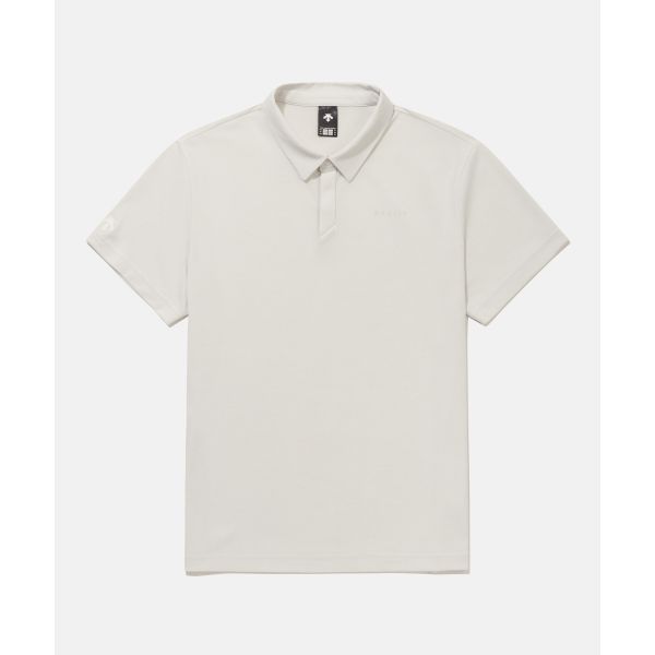 DESCENTE 듀얼리스 린넨 라이크 폴로 티셔츠 크림(SQ221DPS42)