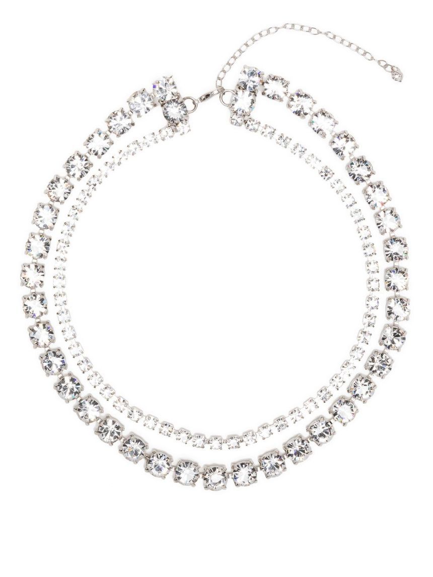 제니퍼베어 silver tone Alda crystal necklace 50PB15CRYSTAL TP720253602