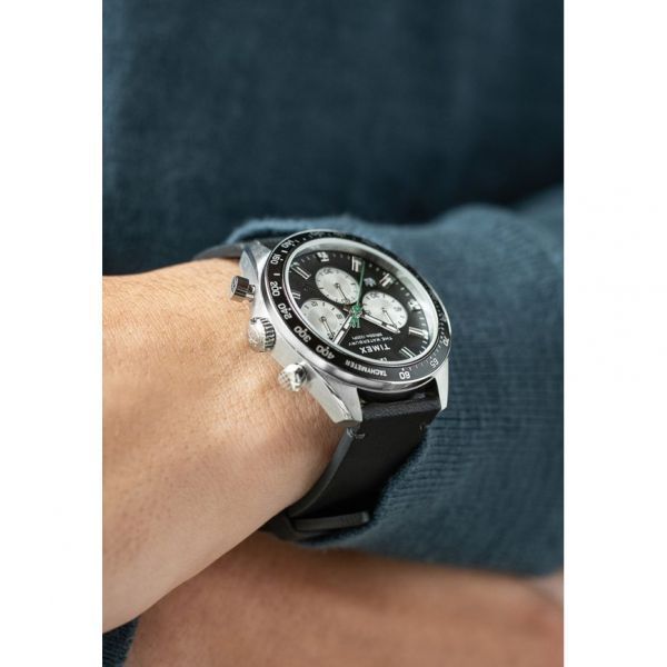 Timex 타이멕스 워터베리 크로노그래프 시계 블랙 1732371