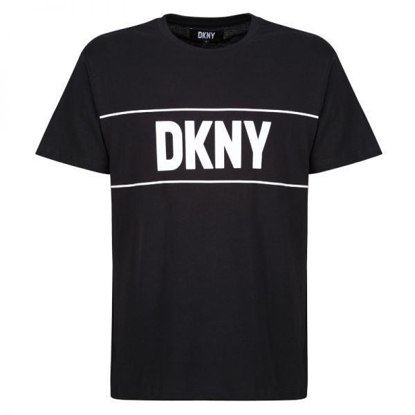 DKNY 검은색 로고 티셔츠