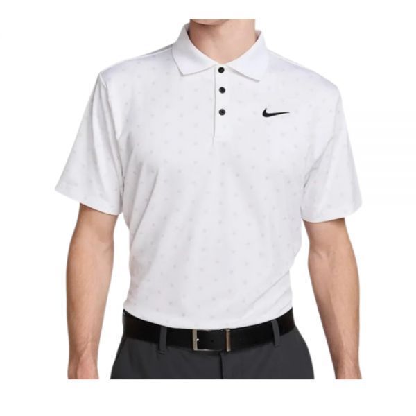 NIKE 나이키 25SS 남성 드라이 핏 투어 프린트 폴로 (FZ7483-100) (M NK DF TOUR POLO PRINT)
