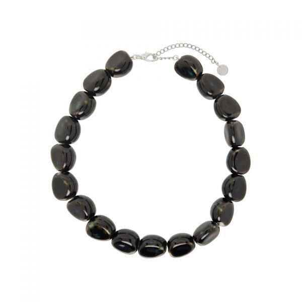 PALOMA WOOL｜ (Mabel Bracelet (TCA815-326)) MABEL BRACELET-Navy bracelet with ceramic pieces – Paloma Wool