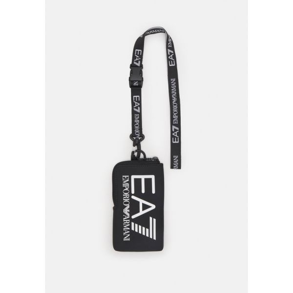 EA7 엠포리오 아르마니 트레인 폰 홀더 유니섹스 - 핸드백 검정/흰색 로고