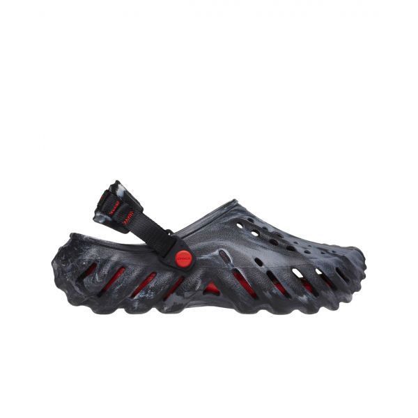 크록스 에코 마블드 클로그 블랙 플레임 Crocs Echo Marbled Clog Black Flame