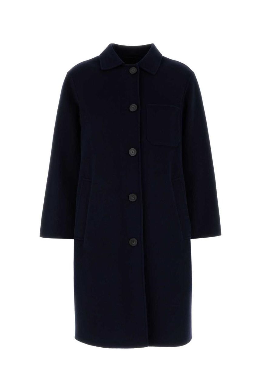 コート WEEKEND COAT (2525016011600 015) Other Brand | WEEKEND Midnight blue wool Zenone coat