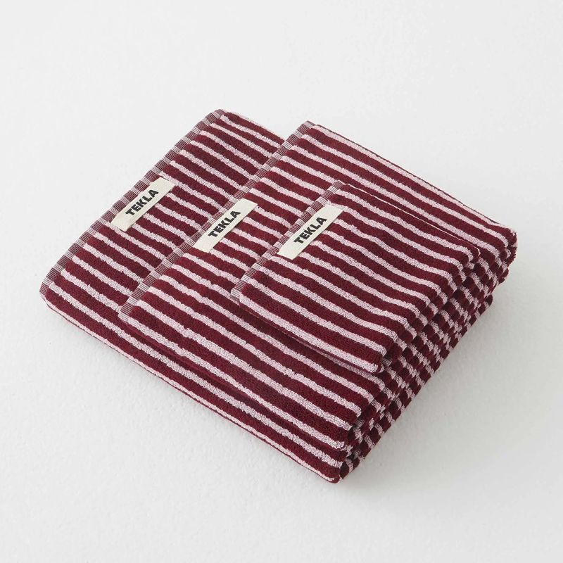 테클라 Hand Towel 50X90 - Red & Rose