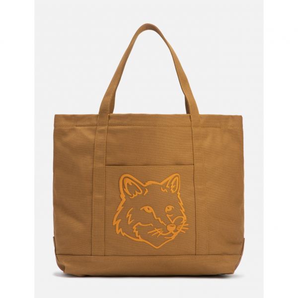 Maison Kitsuné 볼드 폭스 헤드 라지 토트백 270364