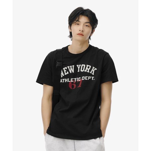 POLO RALPH LAUREN [NEW YORK BOXING CLUB] 빈티지 저지 셔츠 - 블랙