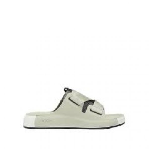 STONE ISLAND 스톤아일랜드 남성 로고 엠보 슬라이드 그레이 7619S022S V2090 983254