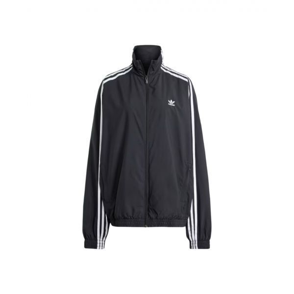 (W) 아디다스 아딜레니움 오버사이즈 트랙탑 블랙 - KR 사이즈 (W) Adidas Adilenium Oversized Track Top Black - KR Sizing