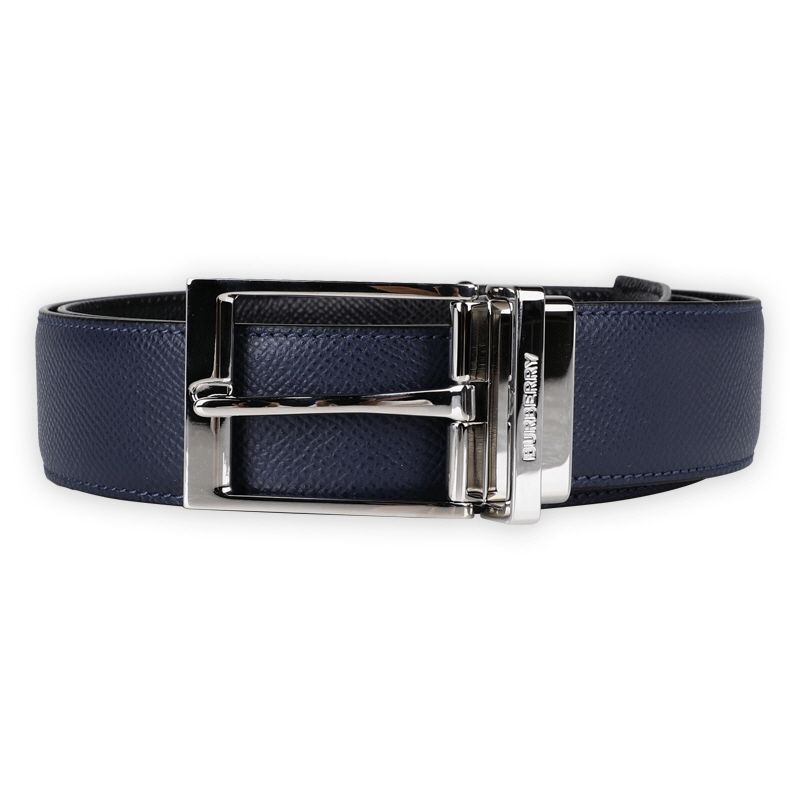 버버리 가죽 벨트 24A8040191 A1189 NAVY BLACK SILVER