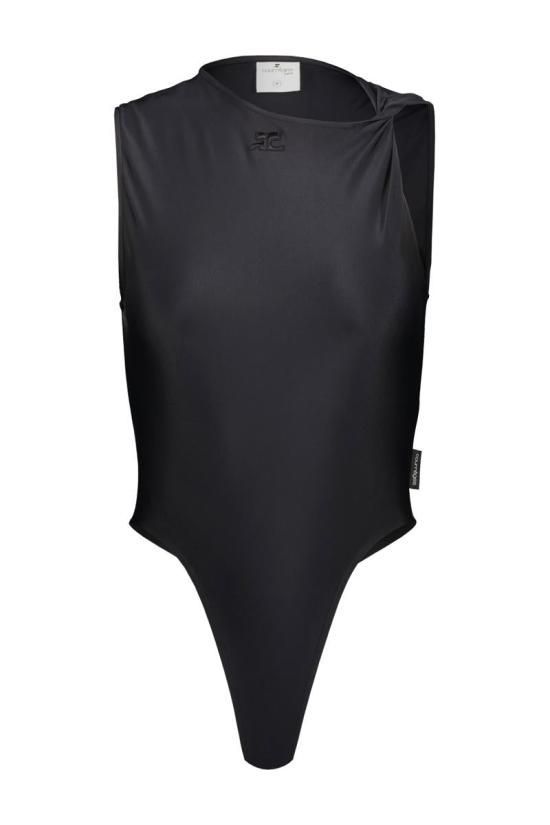 쿠레쥬 바디수트 티셔츠 223JBD038PA0043 BLACK