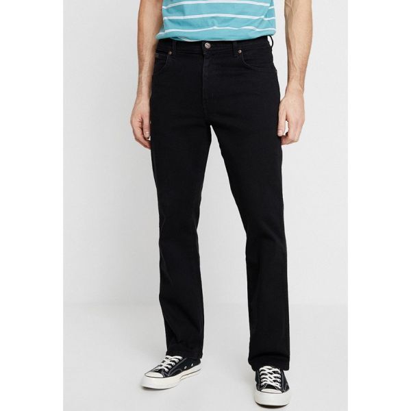 Wrangler 웰랜저 텍사스 스트레이트 레그 진 블랙 오버다이 919501