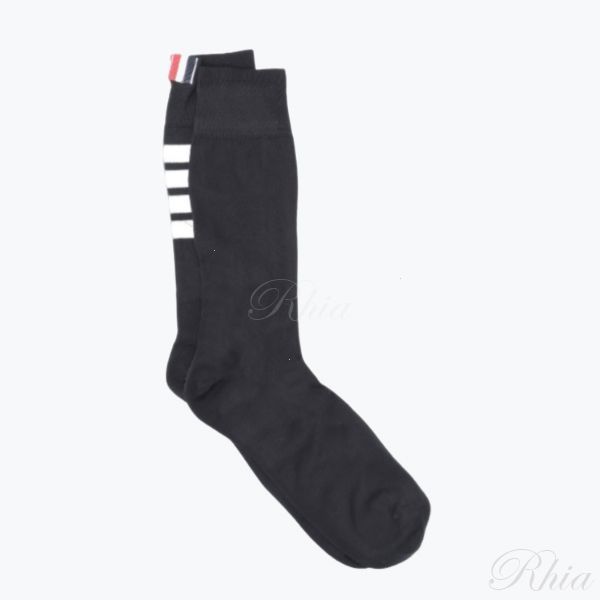 톰브라운 25SS 4바 스트라이프 라이트웨이트 미드카프 삭스 MAS023B 01690 415