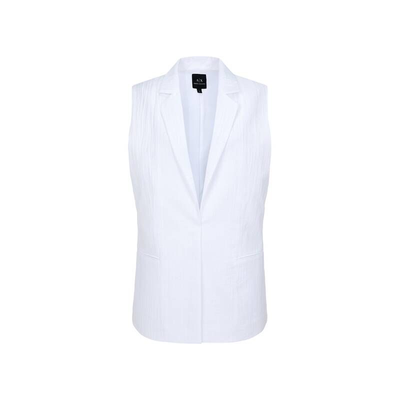 ARMANI EXCHANGE V세일 라스트! ~ 여성 노치트 오픈 링클 베스트 - 화이트 270400