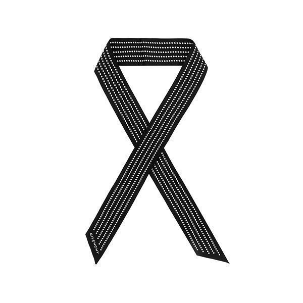지방시 스카프 BG00K1G002 411 도트 실크 방도 여성스카프