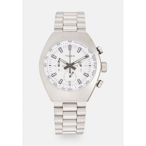 Timex 타이맥스 레거시 토노 크로노그래프 시계 은색 1807589