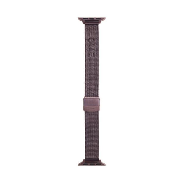 Fossil 화석 여성용 38mm 40mm 41mm 와인색 스테인리스 스틸 메쉬 밴드 애플 워치용 2500344