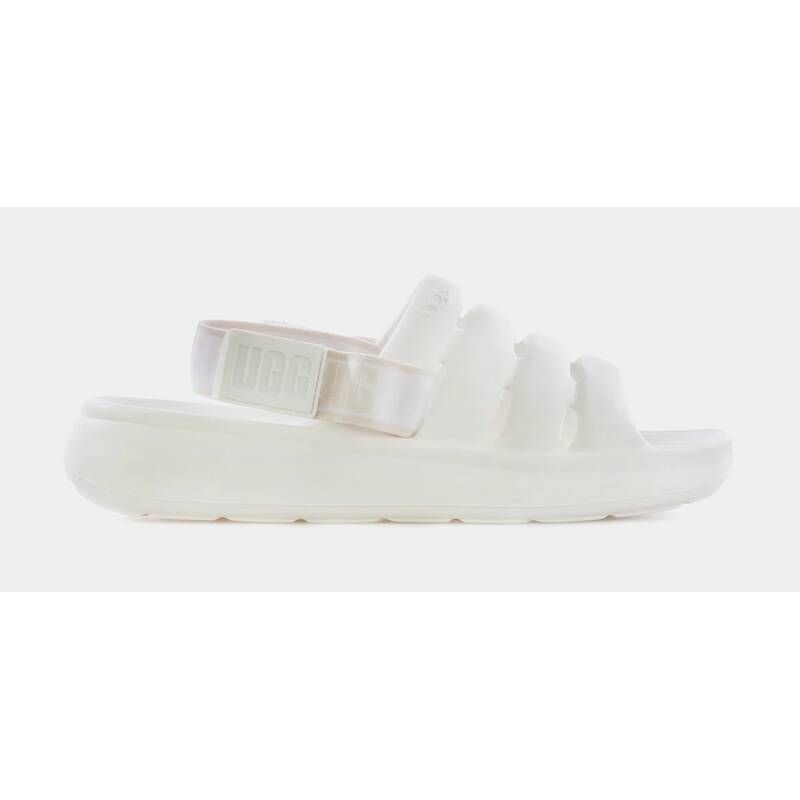 UGG 어그 스포츠 예 Yeah 빅키즈 라이프 샌달 슬리퍼 - 화이트 1129050K BRWH