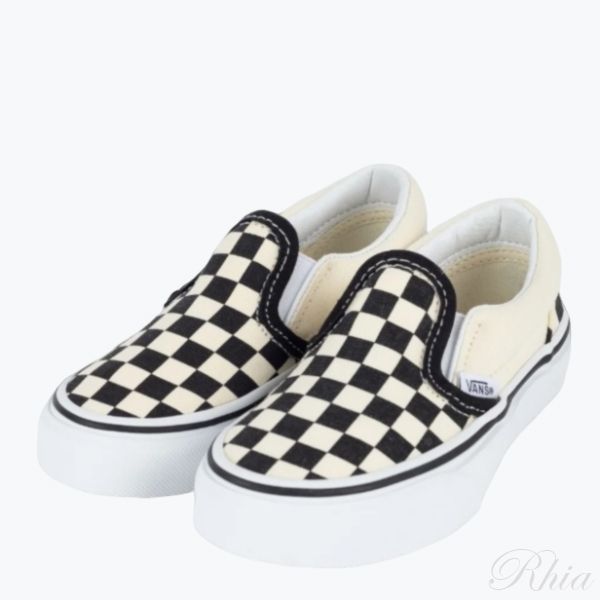 반스 클래식 슬립온 체커보드 블랙/화이트 (CHECKERBOARD) BLACK/WHT VN000ZBUEO1