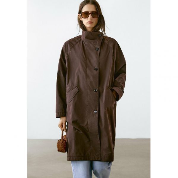 Massimo Dutti 마시모 두띠 방수 - 트렌치코트 보르도
